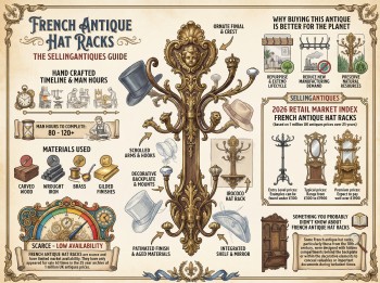 French Antique Hat Racks Guide Infographic