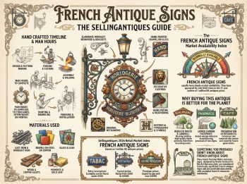 French Antique Signs Guide Infographic