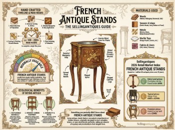 French Antique Stands Guide Infographic