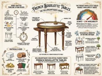 French Bouillotte Tables Guide Infographic