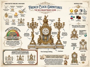 French Clock Garnitures Guide Infographic