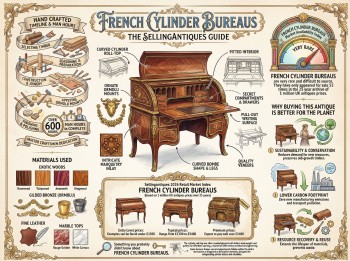 French Cylinder Bureaus Guide Infographic