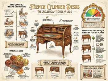 French Cylinder Desks Guide Infographic