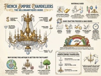 French Empire Chandeliers Guide Infographic