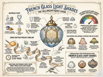 French Glass Light Shades Guide Infographic