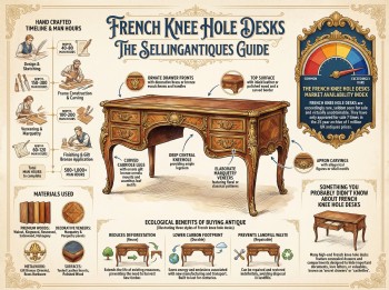 French Knee Hole Desks Guide Infographic