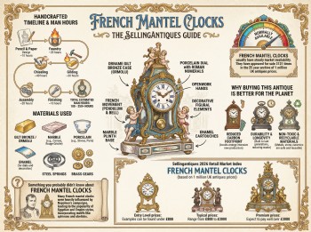 French Mantel Clocks Guide Infographic