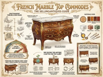French Marble Top Commodes Guide Infographic