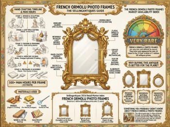 French Ormolu Photo Frames Guide Infographic