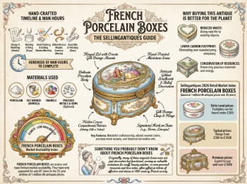 French Porcelain Boxes from 3 Shops