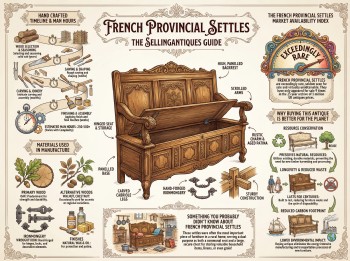 French Provincial Settles from 2 Shops