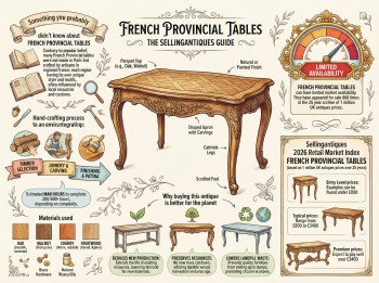 French Provincial Tables Guide Infographic