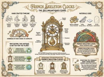 French Skeleton Clocks Guide Infographic