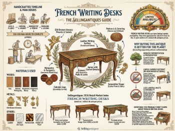 French Writing Desks Guide Infographic