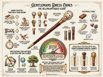Gentlemans Dress Canes Guide Infographic