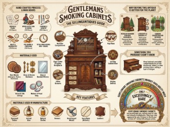 Gentlemans Smoking Cabinets Guide Infographic