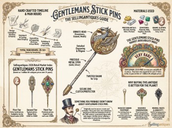 Gentlemans Stick Pins Guide Infographic