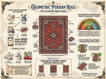 Geometric Persian Rugs Guide Infographic