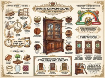 George Iv Rosewood Bookcases Guide Infographic