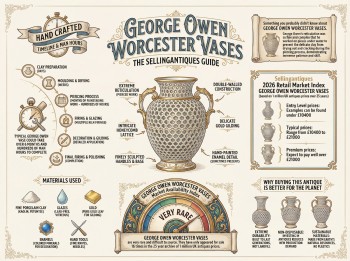 George Owen Worcester Vases Guide Infographic