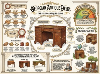 Georgian Antique Desks Guide Infographic
