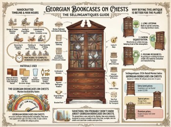 Georgian Bookcases On Chests Guide Infographic