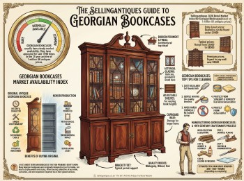 Georgian Bookcases Guide Infographic