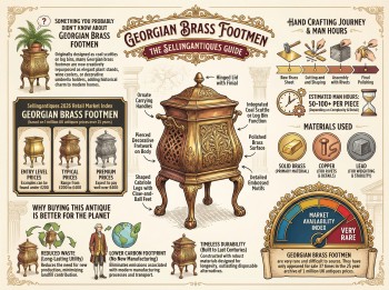 Georgian Brass Footmen Guide Infographic