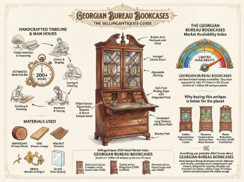 Georgian Bureau Bookcases Guide Infographic