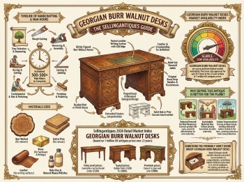 Georgian Burr Walnut Desks Guide Infographic