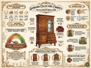 Georgian Collectors Cabinets Guide Infographic