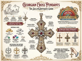 Georgian Cross Pendants Guide Infographic