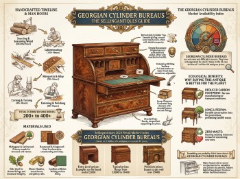 Georgian Cylinder Bureaus Guide Infographic