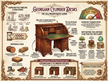 Georgian Cylinder Desks Guide Infographic