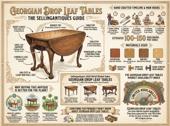 Georgian Drop Leaf Tables Guide Infographic