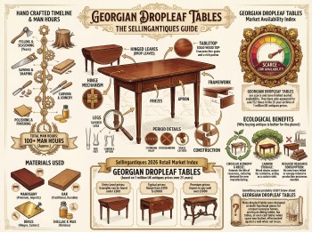 Georgian Dropleaf Tables Guide Infographic