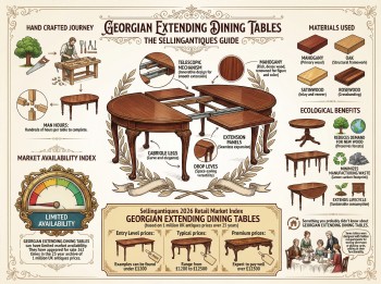 Georgian Extending Dining Tables Guide Infographic