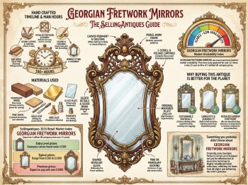 Georgian Fretwork Mirrors Guide Infographic