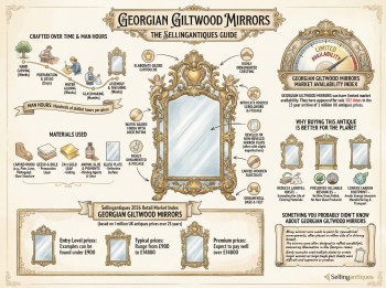 Georgian Giltwood Mirrors Guide Infographic
