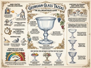 Georgian Glass Tazzas Guide Infographic