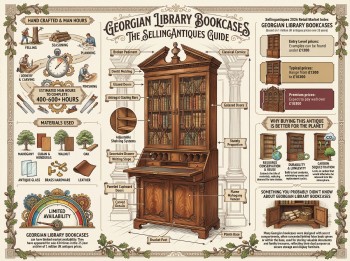 Georgian Library Bookcases Guide Infographic
