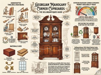 Georgian Mahogany Corner Cupboards Guide Infographic
