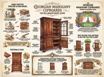 Georgian Mahogany Cupboards Guide Infographic