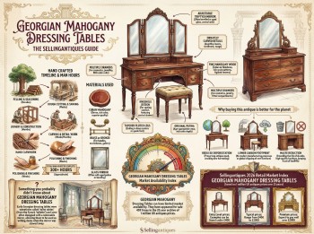 Georgian Mahogany Dressing Tables Guide Infographic