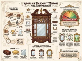 Georgian Mahogany Mirrors Guide Infographic