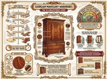 Georgian Mahogany Wardrobes Guide Infographic