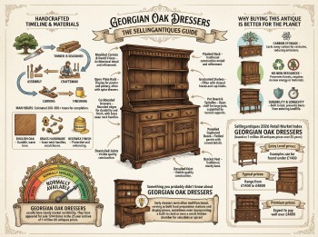 Georgian Oak Dressers Guide Infographic