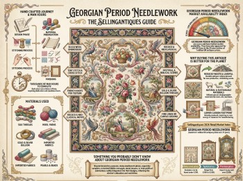Georgian Period Needlework Guide Infographic
