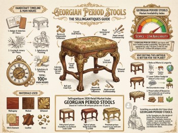 Georgian Period Stools Guide Infographic
