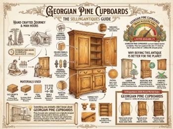 Georgian Pine Cupboards Guide Infographic